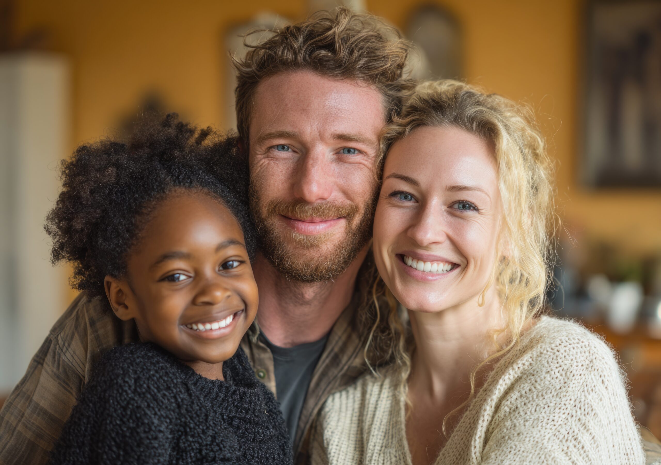 Photo d'une famille pour illustrer notre article sur l'adoption plénière
